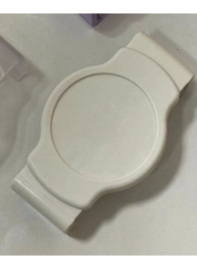 Bubble Sliding Removable Sliding Mobile Phone Back Clip Buckle Airbag Bracket Sliding Clip Base Vertical Screen-Color:White Base - Image 1