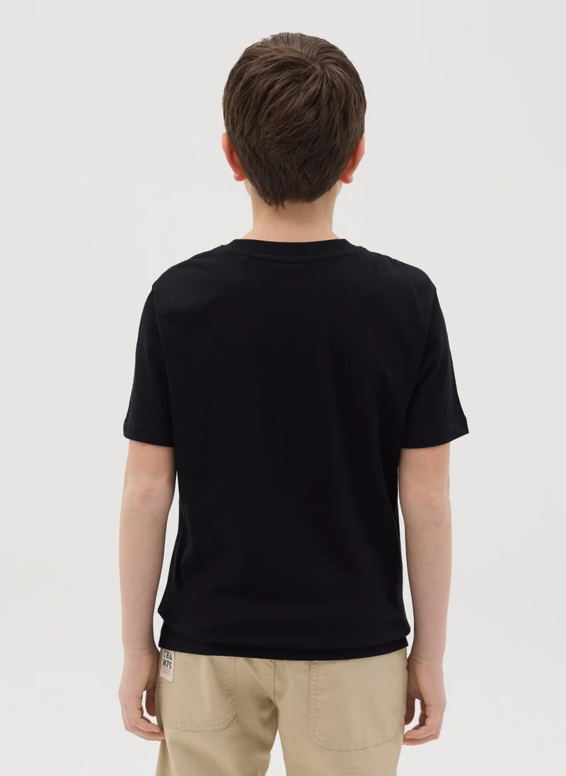 Ovs T-Shirt With Skater Boy Print