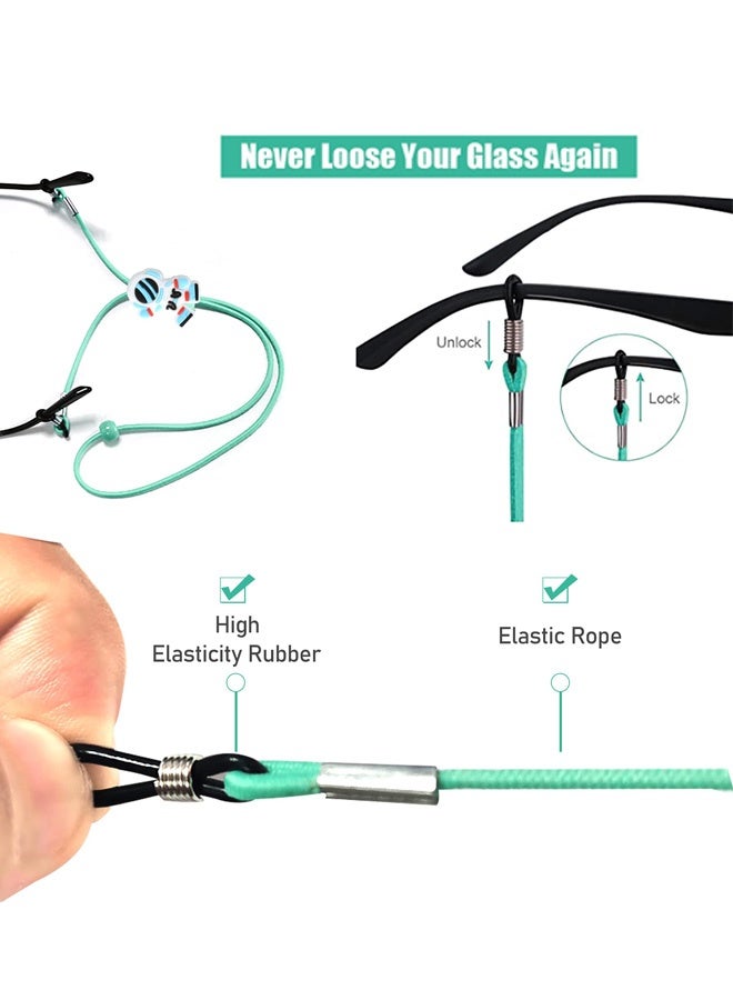 8 Pcs Kids Anti Slip Glasses Strap Adjustable Planet Space Design Stretchy Eyeglass Sunglass Straps String Eyewear Retainer Chain Lanyard for Boys Girls Fit School, Sport, Playtime,Daily Wear - Image 4