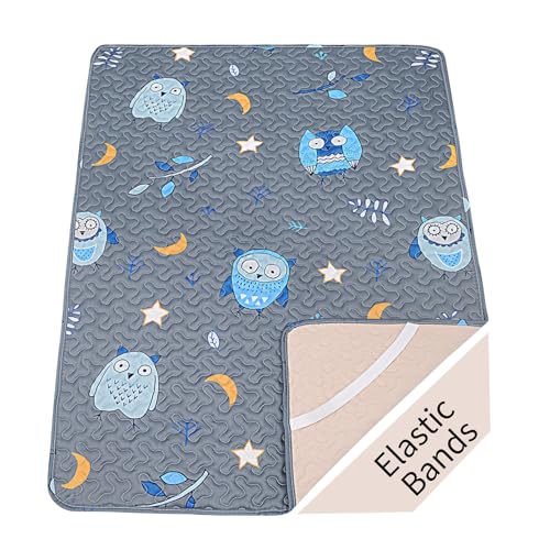 MatLeya Quilted Pack n Play Sheet Fitted, Breathable Thick Pad for Pack and Play Mattress, Pack and Play Mattress Sheet fits Graco, Portable Mini Cribs, Play Yards, Padded Playpen Protector Cover - Image 1