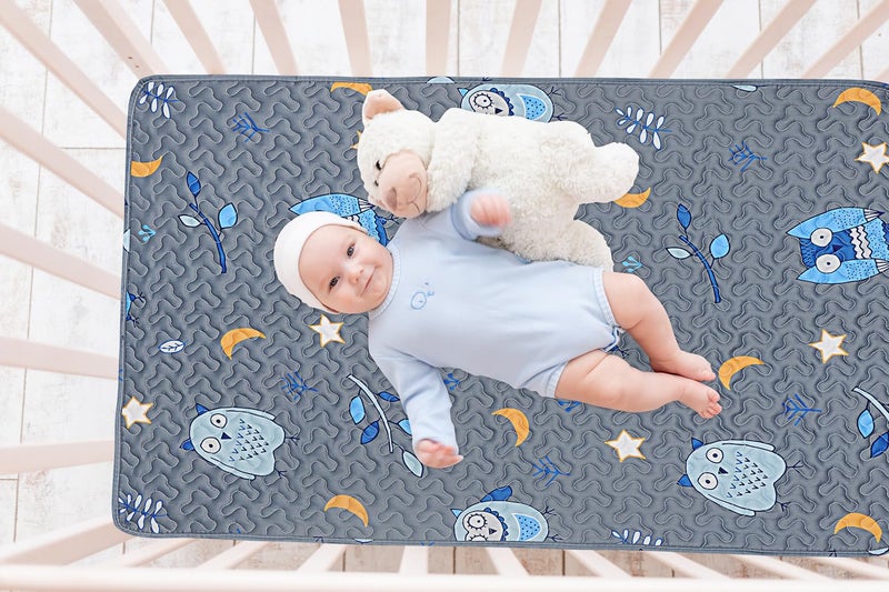 MatLeya Quilted Pack n Play Sheet Fitted, Breathable Thick Pad for Pack and Play Mattress, Pack and Play Mattress Sheet fits Graco, Portable Mini Cribs, Play Yards, Padded Playpen Protector Cover - Image 5