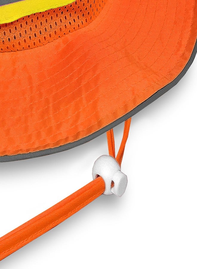 JORESTECH Safety Boonie Hat Reflective High Visibility Orange (One Size Fits All) - Image 2