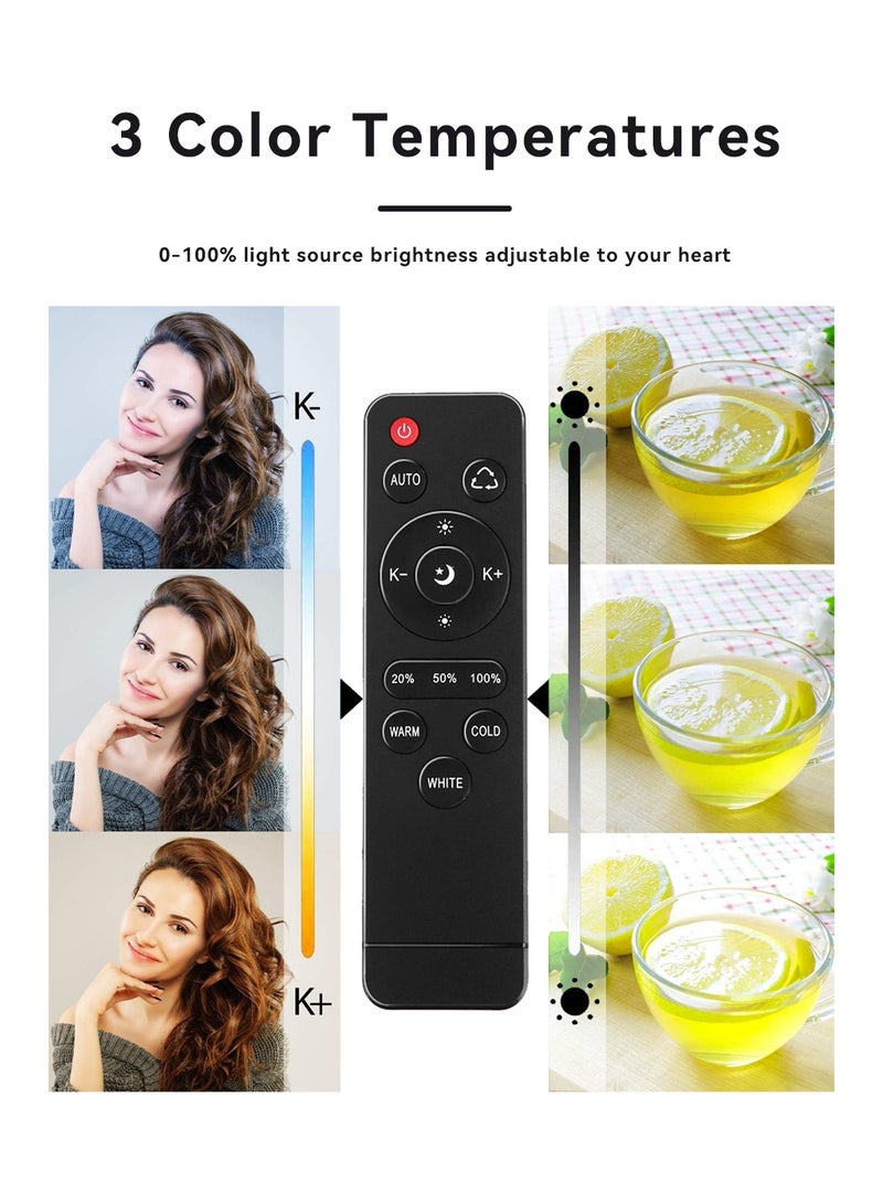 LEOKOR Photography Softbox Lighting Kit, Professional Studio Lighting Equipment, Continuous Lighting System for Photography/Video Recording/Live Streaming/Portraits Shooting, 3 Colors LED Light * 2 + 50x70cm Softbox * 2 + 2M Light Stand * 2 + Remote Control * 2 + Carry Bag * 1 - Image 5