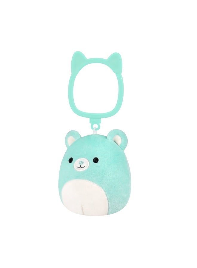 Squishmallows Clip-On Belinda the Teal Bear - Image 3