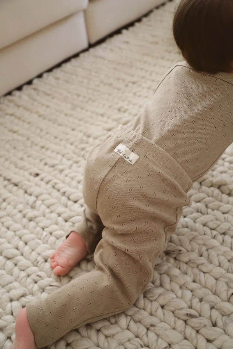 Ohlala Koala Heart Embroidered Baby Rope Suspender - Tights Set