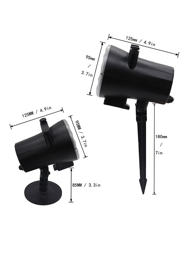 NIBEMINENT Animated Projector Lamp With Remote Control Black 0.65kg - Image 2