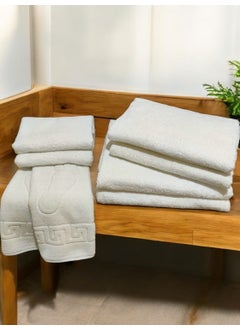 8 Piece White Bath Towel Set Foot Towel, Large Bath Towel, Bath Towel, Hair Towel - pzsku/Z0B9534BFD46A16596A04Z/45/_/1740631313/612502f5-b1f2-4533-88d4-9b401e4c029a