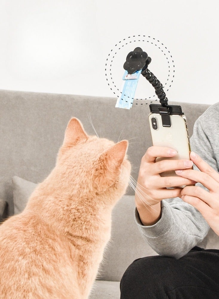 Engaging Pet Selfie Stick Toy for Cats & Dogs | Fun Interactive Moments - Image 2