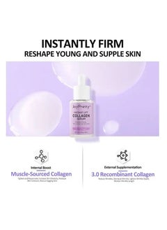 JoyPretty Instant Lift Collagen Serum for Face Collagen Face Serum Skin Tightening Helps Lift Plump & Firm Sagging Skin Moisturizing Anti Wrinkle Face & Eye Serum Anti-Aging Serum 40ml  - Image 3