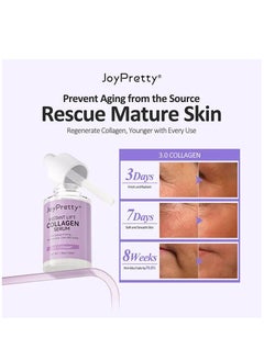 JoyPretty Instant Lift Collagen Serum for Face Collagen Face Serum Skin Tightening Helps Lift Plump & Firm Sagging Skin Moisturizing Anti Wrinkle Face & Eye Serum Anti-Aging Serum 40ml  - Image 2