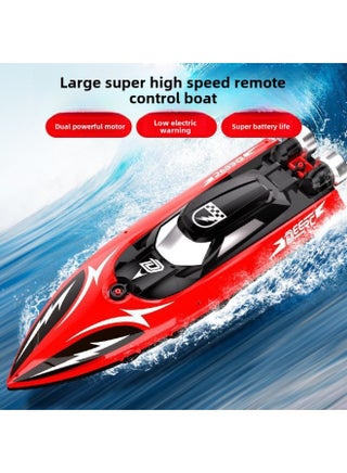 Remote Control Electric Boat High Speed Speedboat Large Large Horsepower Can Be Launched Boy Water Children Girl Bag Metal-Colour:[35 Kilometers Per Hour] Dual-motor Super-speed Speedboat - Yangfan Red-Specification:90% Choose [luxury Dual Battery] Free Remote Control Battery/lifetime Warranty - pzsku/Z0B95602AAA4DE8CE2C7FZ/45/1743653813/fdb7685f-a22b-44fa-9473-56d62c3ffc3f