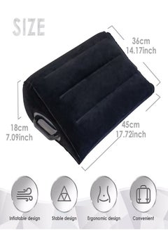 FLYHSO Portable Cushion Leg Positioner Pillow Inflatable Pillow Body Pillow For Sleeping Leg Elevation Bed Sofa Travel Camping  - Image 5