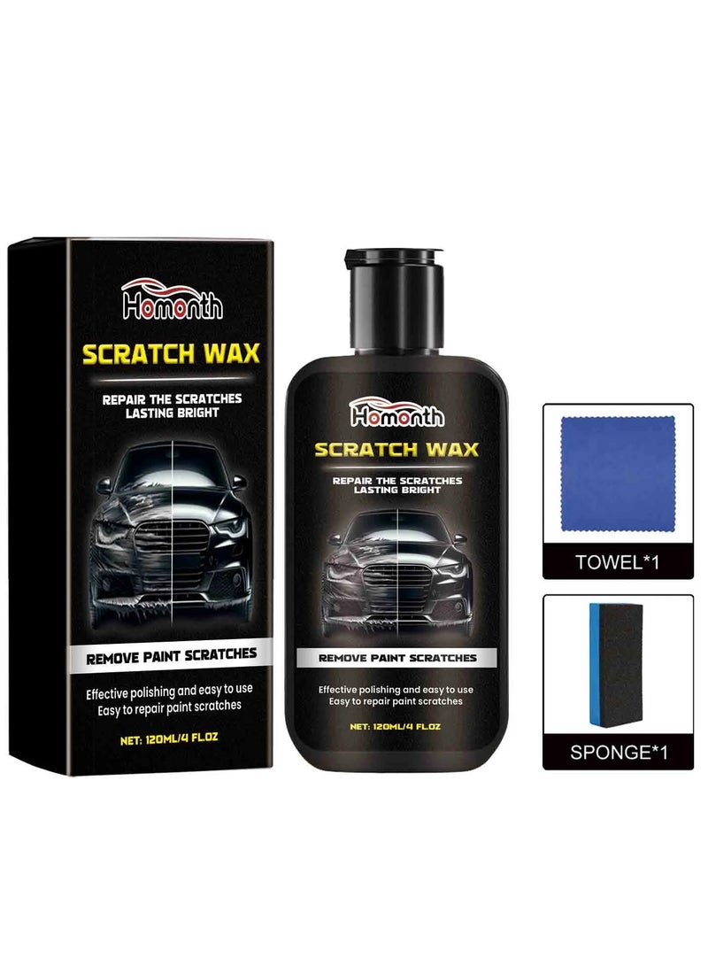 Homonth Car Maintenance Refurbishment Paint Scraping Polishing Repainting Brightening Car Paint Scratch Wax 100ml Car Care & Cleaning Home Essentials  - Image 1