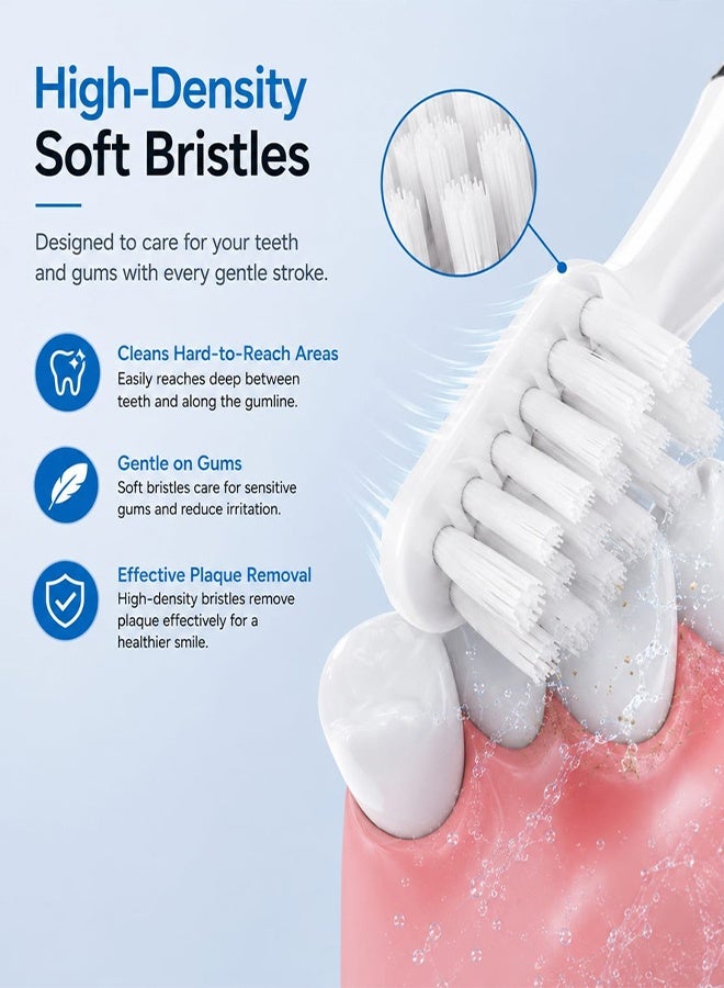 MARGOUN Electric Toothbrush Sonic Rechargeable Portable Travel Toothbrush Oral Hygiene Dental Care Brush - Image 3