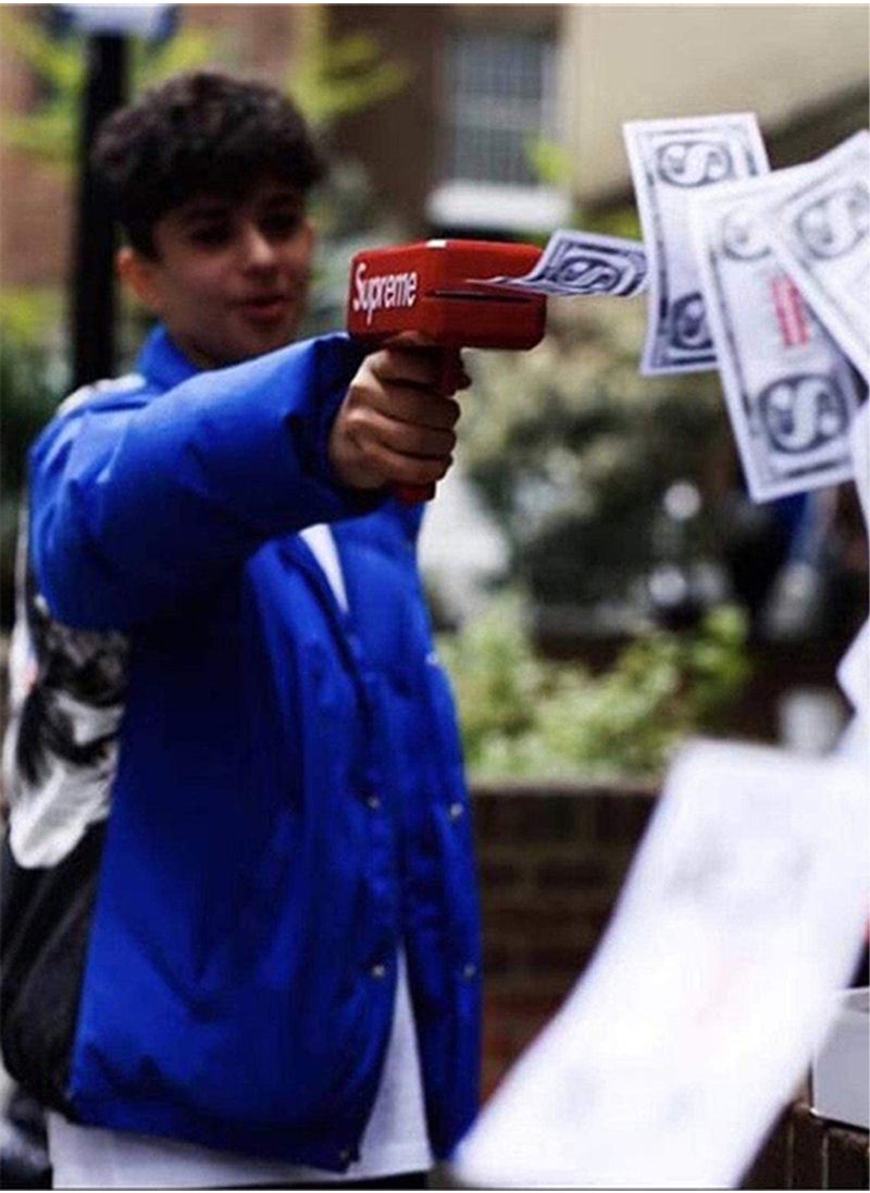 Toshionics - Imaginative Portable Lightweight Fun Loving Entertain For Kids Money Gun ‎With Fake Money - Image 1