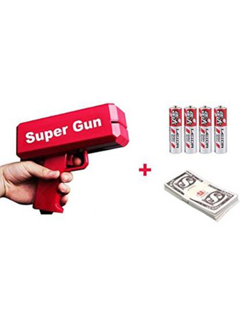 Toshionics - Imaginative Portable Lightweight Fun Loving Entertain For Kids Money Gun ‎With Fake Money - Image 1