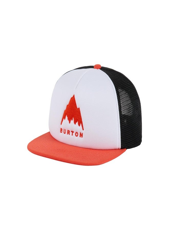 Burton Men's I-80 Snapback Trucker Hat, Fiesta Red, One Size