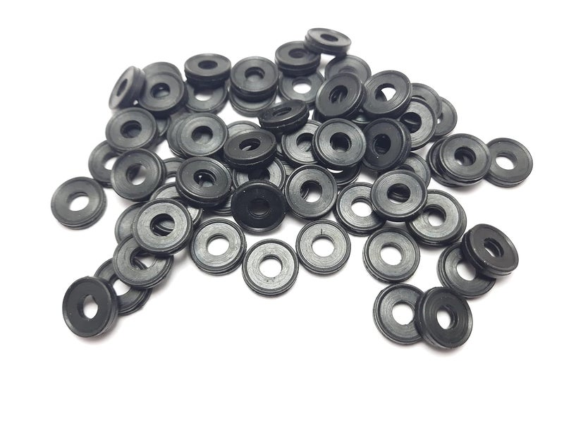 SI Rubber Air Chuck Nozzle Washer Pack of 100 Piece - Image 1