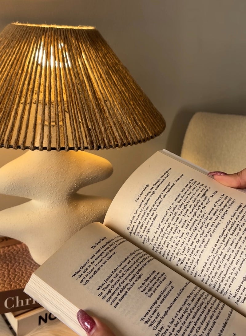 Cluc Olla white table lamp - Brown - Image 2