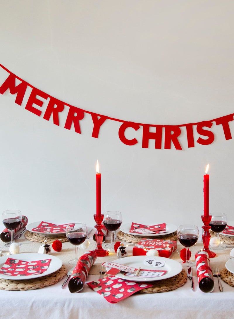 توكينج تيبلز زينة عيد ميلاد مجيد لامعة،  متر - Image 1