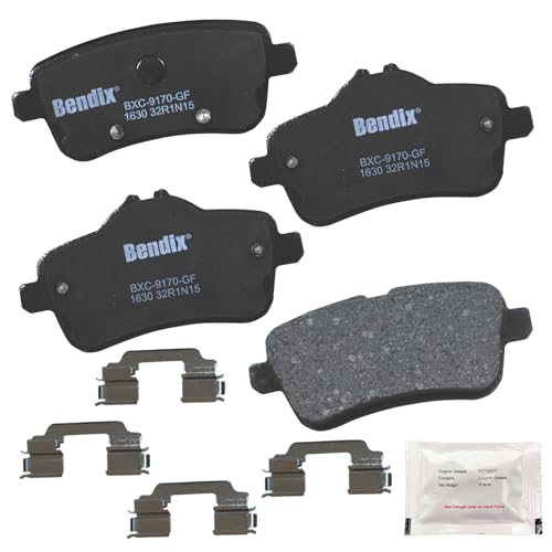 Bendix Priority1 CFC1630 Rear Brake Pads for Benz A45,AMG,CLA45 GL350,GL450,GL500,GL550,GLA45 GLE43 GLE63 AMG S,GLE300d,GLE350,GLE350d,GLE400,GLE450 GLE550,GLE550e,GLS63 GLS350d,GLS450,GLS500,GLS550 - Image 1