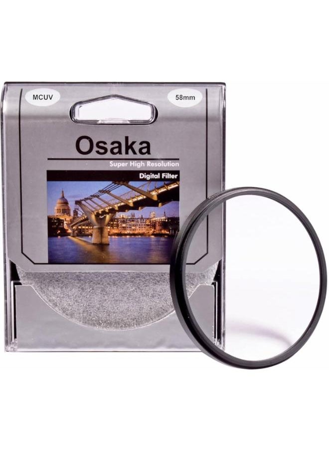 Generic 58mm UV Filter for Canon EOS for DSLR Camera 