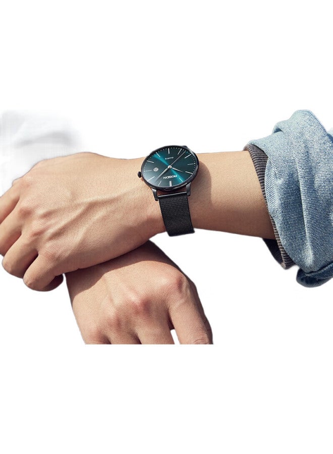 ROSDN Aurora Series Men'S Ultra-Thin Watch With Date Display, Water-Resistant Men'S Watch, Top Ten Brands, Birthday Gift For Boyfriend - Image 1