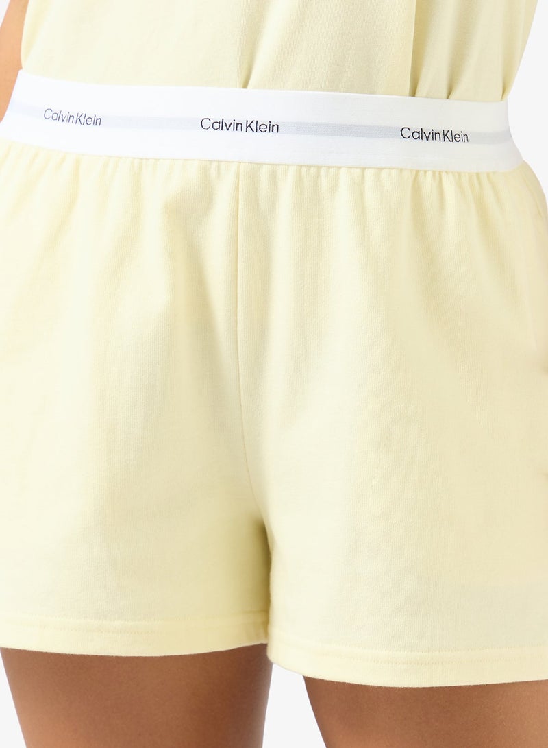 CALVIN KLEIN Logo Jersey Pyjama Shorts - Image 4