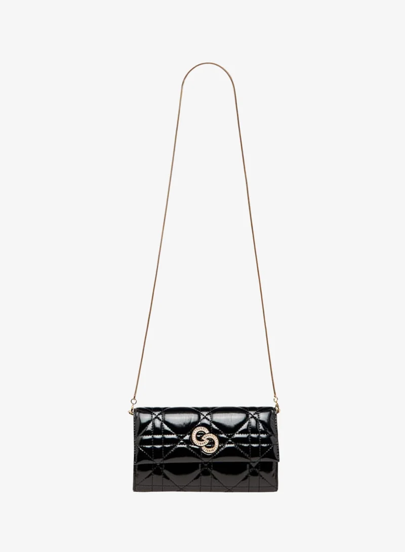 Celeste Women Quilted Crossbody Bag with Detachable Strap and Flap Closure Ramadan Collection
