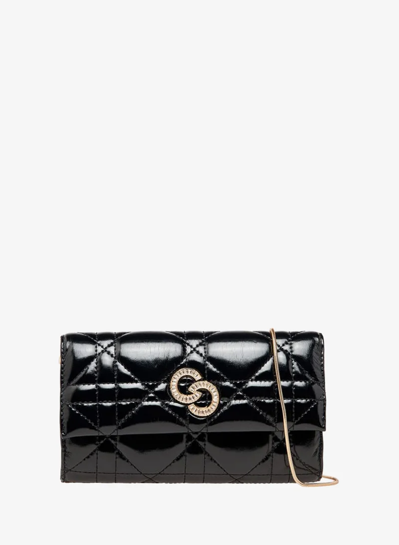 Celeste Women Quilted Crossbody Bag with Detachable Strap and Flap Closure Ramadan Collection
