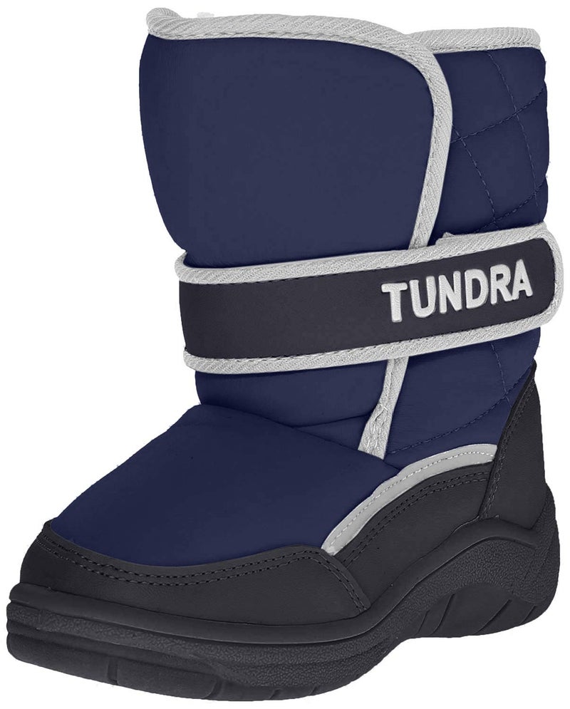 TUNDRA حذاء تندرا الثلجي للأطفال (للصغار/الأطفال الصغار)، أزرق داكن، 7 M US للأطفال الصغار - Image 2