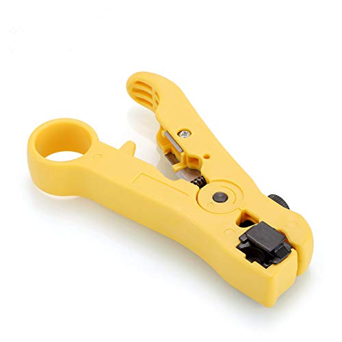 uptodateproducts 3 in1 MultiFunction Stripping Wire Tool Electrician Universal coaxial Cable Stripper Knife for UTPSTP RG596711 - Image 2