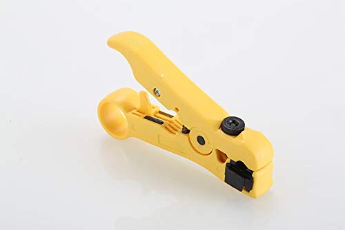 uptodateproducts 3 in1 MultiFunction Stripping Wire Tool Electrician Universal coaxial Cable Stripper Knife for UTPSTP RG596711 - Image 5