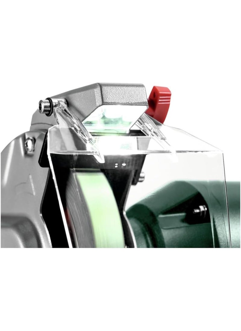 Metabo Metabo 6Inch Heavy Duty Bench Grinder 3600 RPM 36 Amps LED Light Adjustable Eye Shield and Spark Deflector DS 150 Plus 604160420  - Image 3