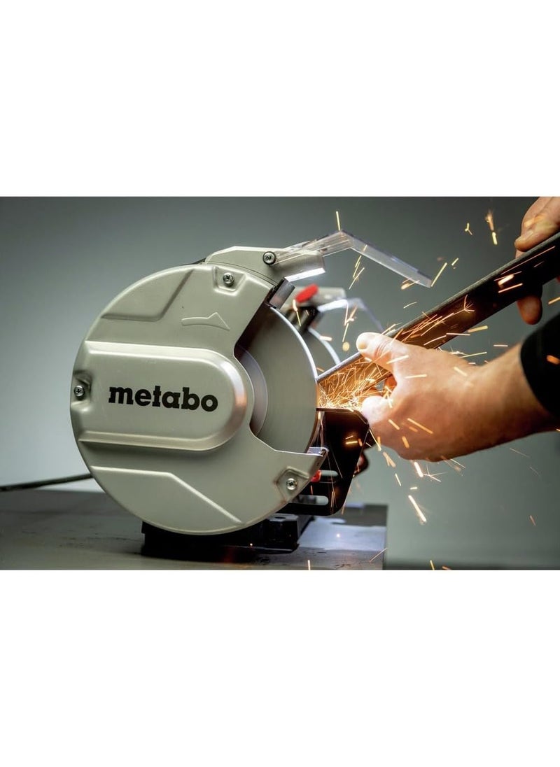 Metabo Metabo 6Inch Heavy Duty Bench Grinder 3600 RPM 36 Amps LED Light Adjustable Eye Shield and Spark Deflector DS 150 Plus 604160420  - Image 5