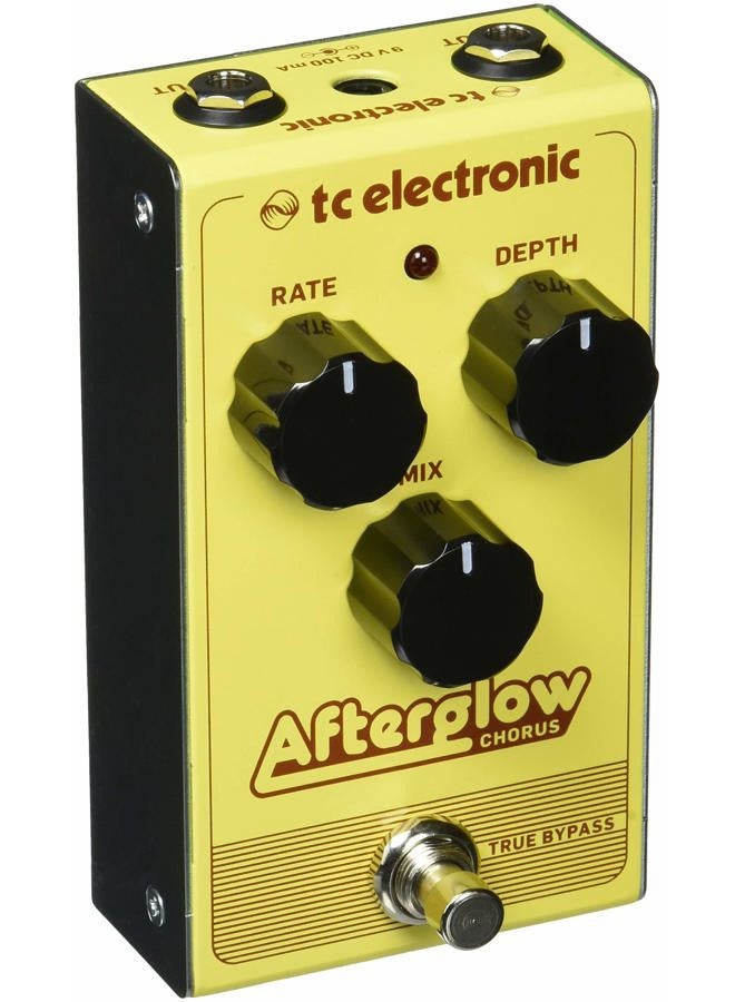 TC Electronic AFTERGLOW CHORUS Vintage-Style Chorus Pedal with All-Analog Bucket-Brigade Circuit - Image 1