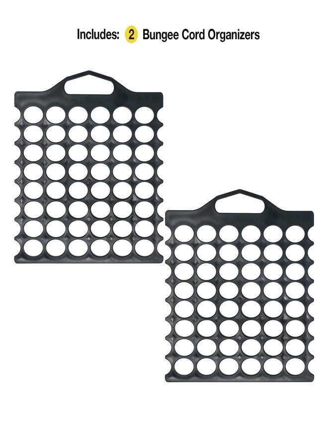 Wrap-It Storage Bungee Buddy - Bungee Cord Holder (2-Pack) - for Assorted Size Heavy Duty Bungee Cords or Straps with Hooks for Automotive and Garage Organization - Image 3