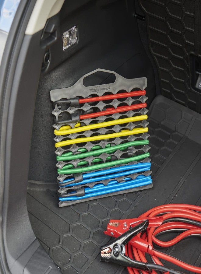 Wrap-It Storage Bungee Buddy - Bungee Cord Holder (2-Pack) - for Assorted Size Heavy Duty Bungee Cords or Straps with Hooks for Automotive and Garage Organization - Image 5