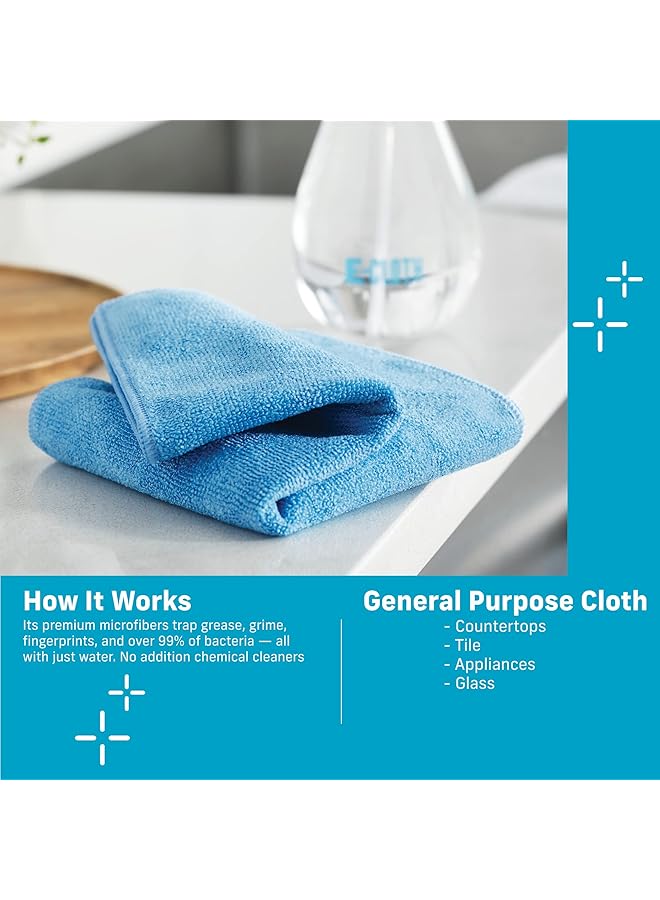 erorex Microfiber Cloth World'S Leading Premium Microfiber Cleaning Cloth Twice As Durable As Competition 1 Year Guarantee Ideal For Kitchen Countertops Sinks And Bathrooms Yellow 2 Pack - Image 2