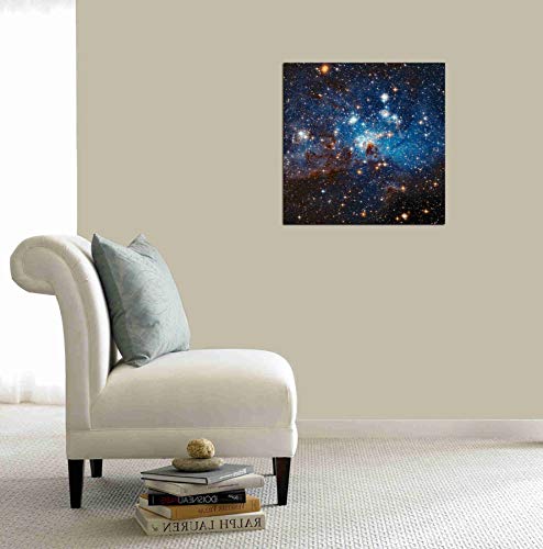 Epic Graffiti 'LH 95 Star Cluster' Hubble Space Telescope Canvas Wall Art, 12" x 12" - Image 5