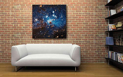 Epic Graffiti 'LH 95 Star Cluster' Hubble Space Telescope Canvas Wall Art, 12" x 12" - Image 4