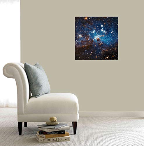 Epic Graffiti 'LH 95 Star Cluster' Hubble Space Telescope Canvas Wall Art, 12" x 12" - Image 3