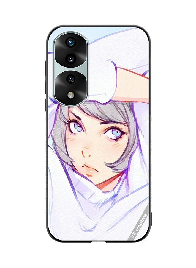 VR CREATIVE Protective Case Cover For Honor 70 Pro plus Girl Hands Pose Design Multicolour - Image 1