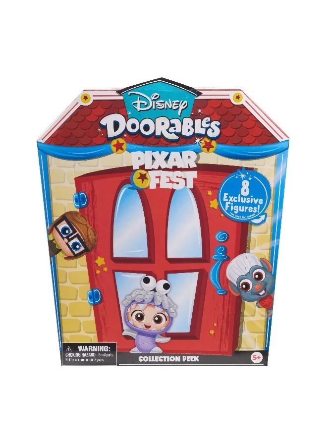 Disney Doorables Pixar Fest Collection Peek includes 8 Collectible Figures