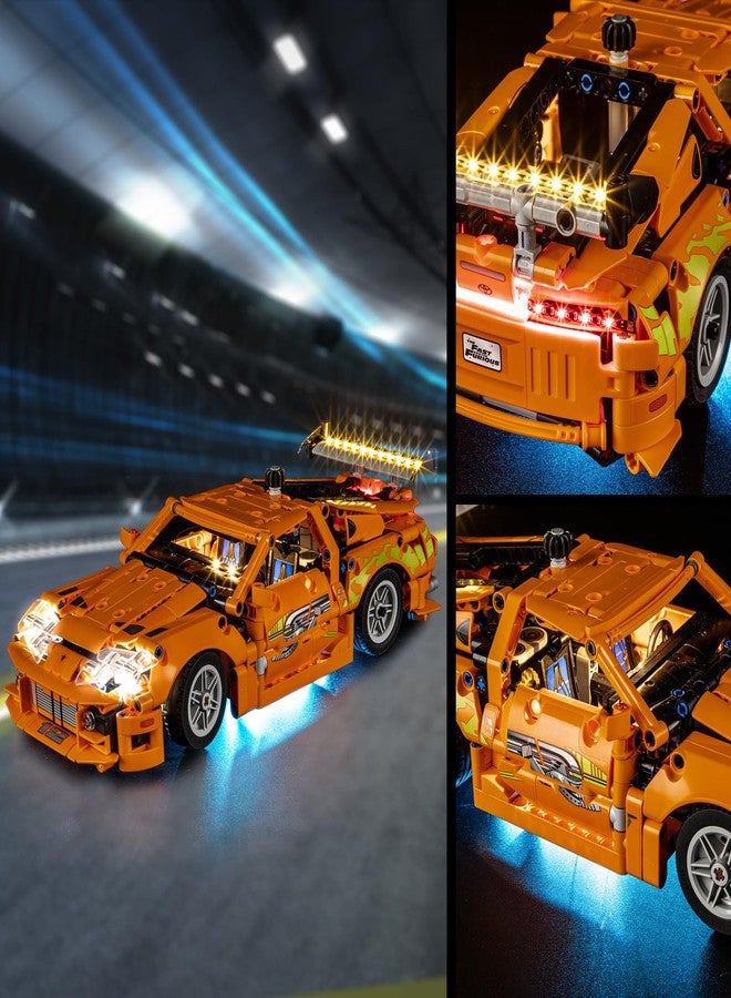Vaodest مصباح ليد Vaodest لنموذج مكعبات بناء ليغو 42204 من سلسلة Fast and Furious Supra-MK4، متوافق مع النموذج 42204 (مصباح ليد فقط، وليس مجموعة مكعبات البناء). - Image 4