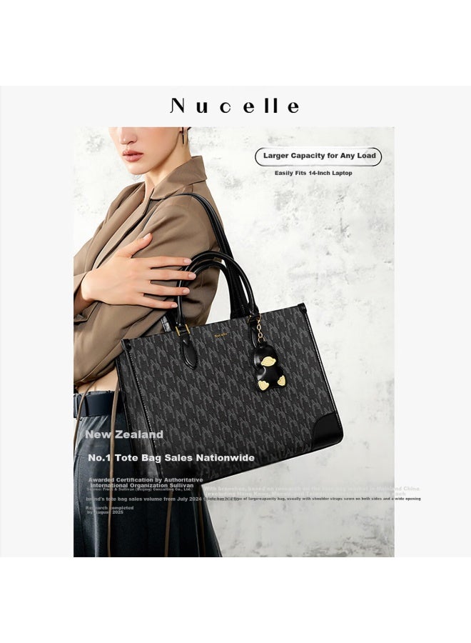 Nucelle Women's Bag Commuter Versatile Tote Large Capacity Crossbody Laptop Briefcase Handbag Birthday Gift - Image 1