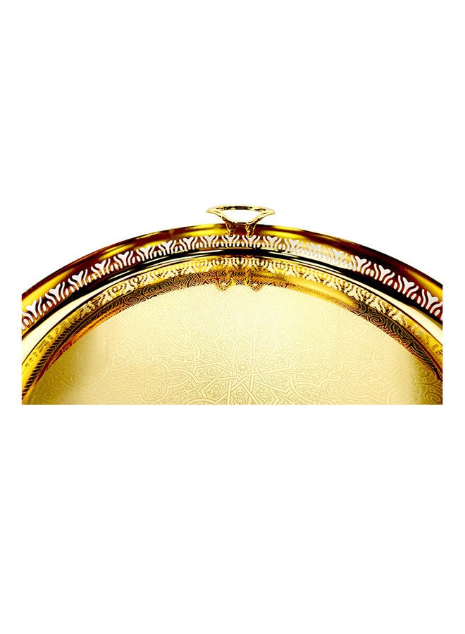 ZOLTEN Silverplated Large Size Round Tray - Image 3