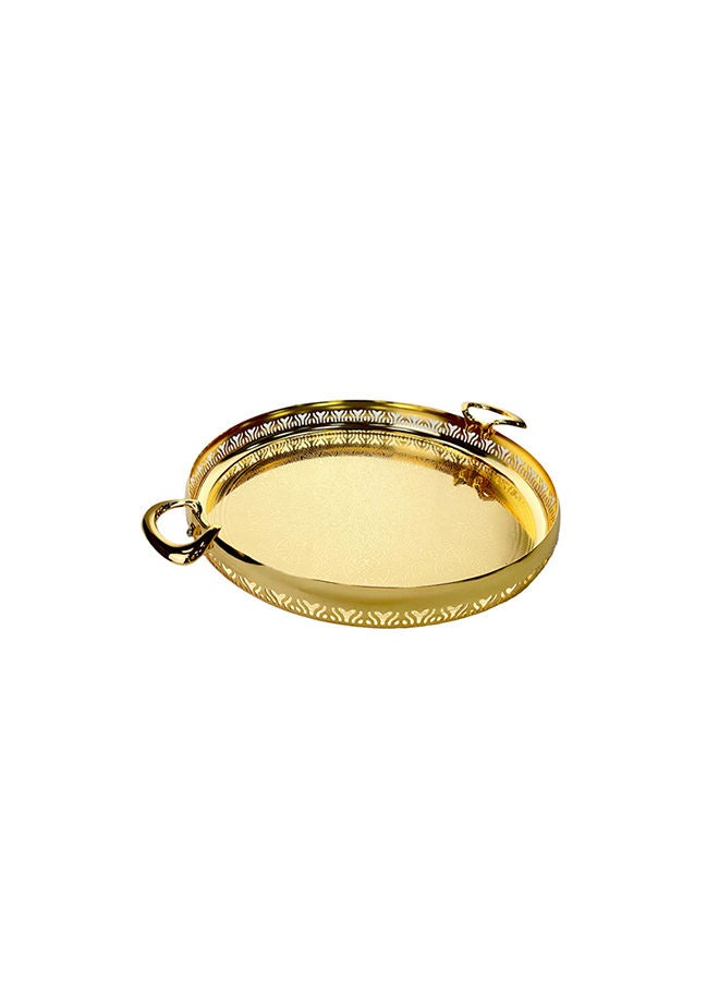 ZOLTEN Silverplated Large Size Round Tray - Image 2