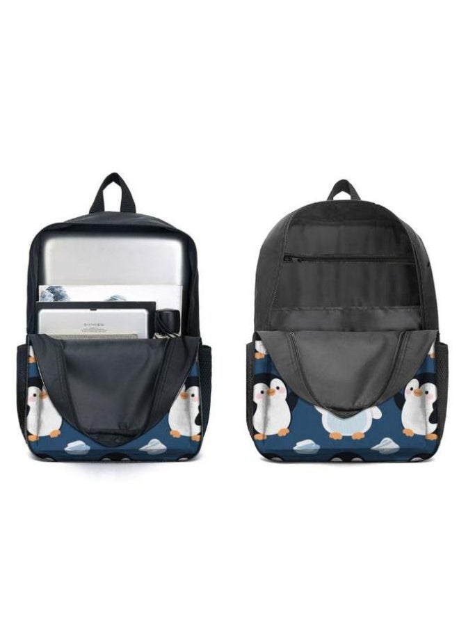 [Super new special offer] Cartoon theme bag three-piece set | double-shoulder + hand-held + storage pen bag | gift self-use good-looking - 1268  - Image 4