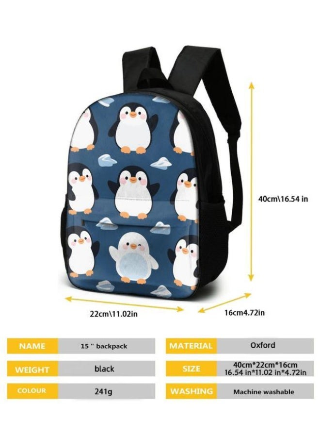[Super new special offer] Cartoon theme bag three-piece set | double-shoulder + hand-held + storage pen bag | gift self-use good-looking - 1268  - Image 5